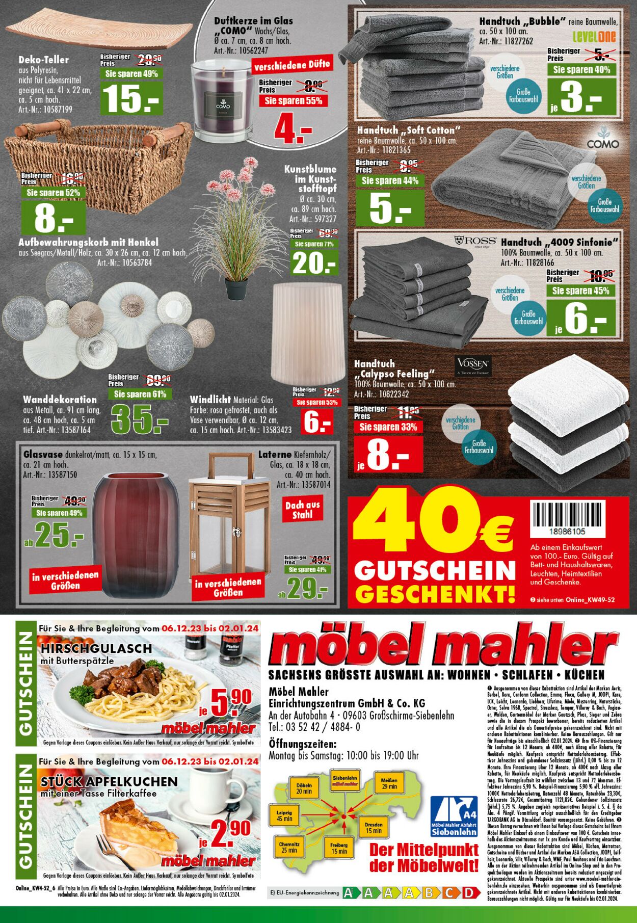 Möbel Mahler Prospekt - Aktuell vom 06.12-02.01.2024 (Seite 6)