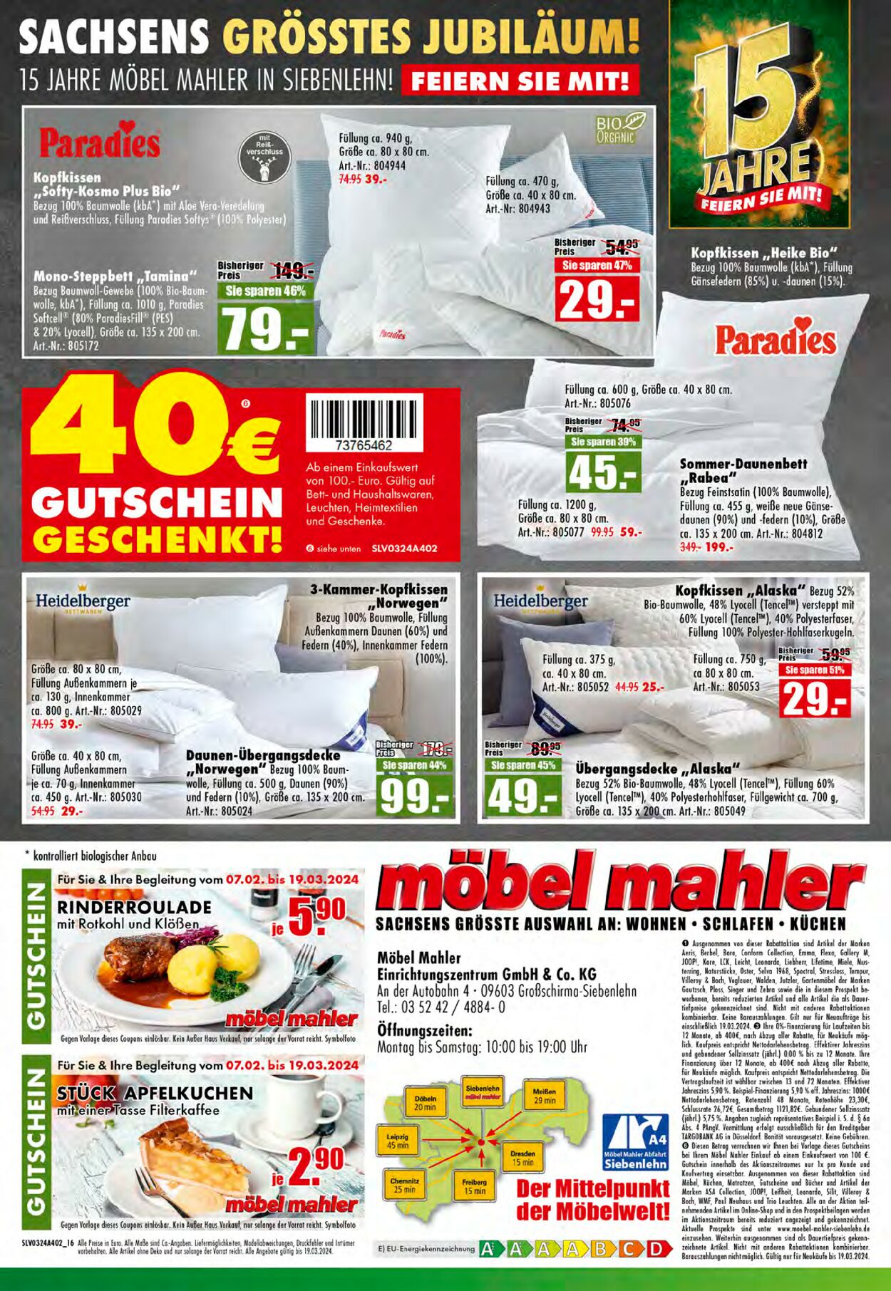 Möbel Mahler Prospekt - Aktuell vom 29.02-19.03.2024 (Seite 16)