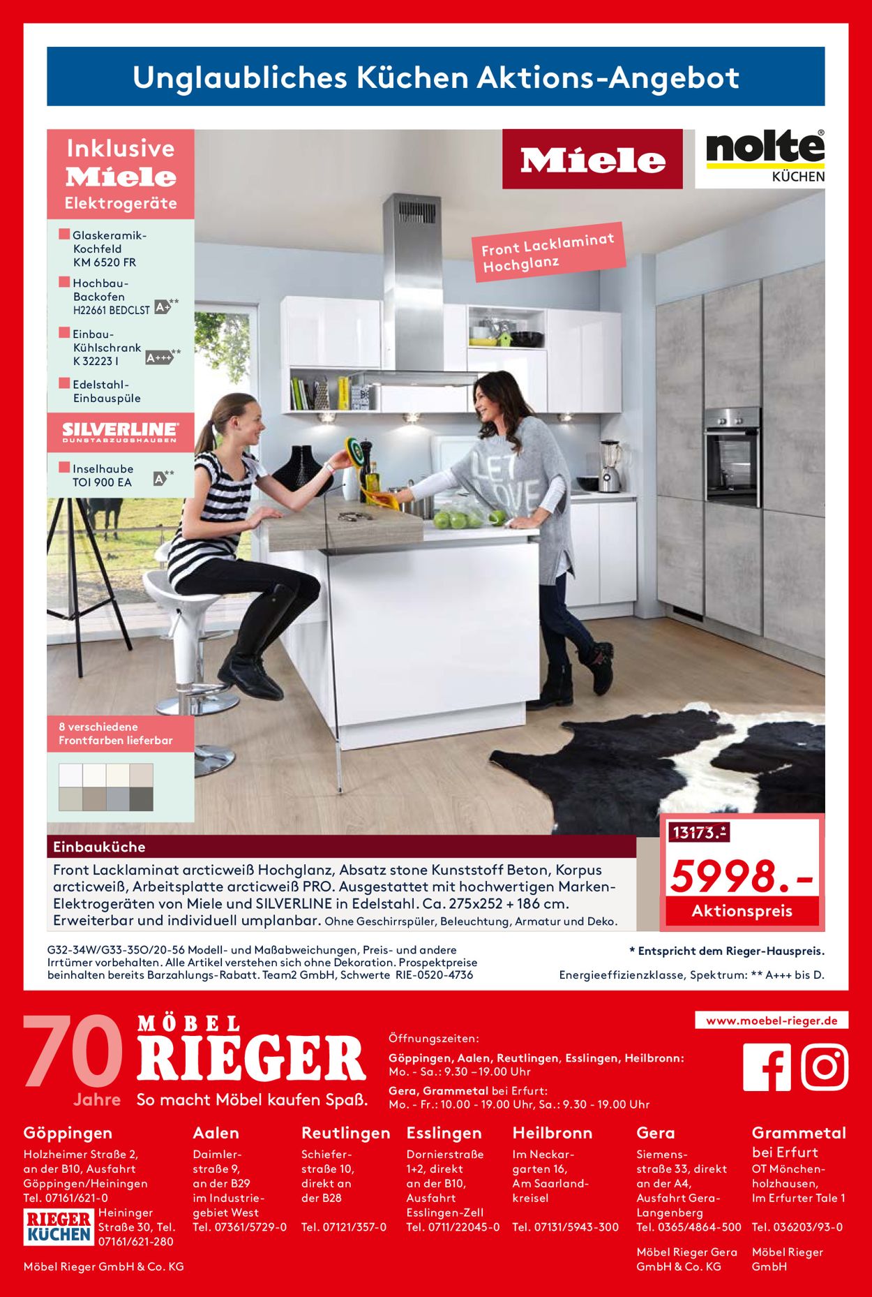 Möbel Rieger Prospekt - Aktuell vom 10.08-23.08.2020 (Seite 56)