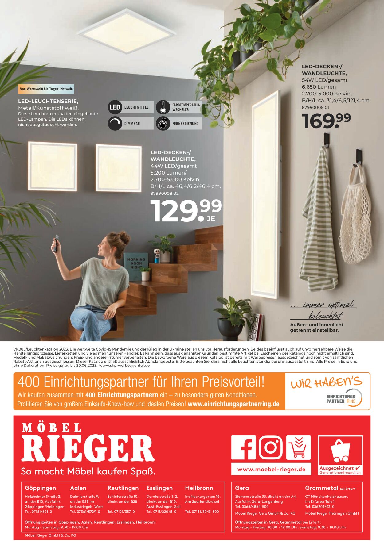 Möbel Rieger Prospekt - Aktuell vom 19.10-30.06.2023 (Seite 52)