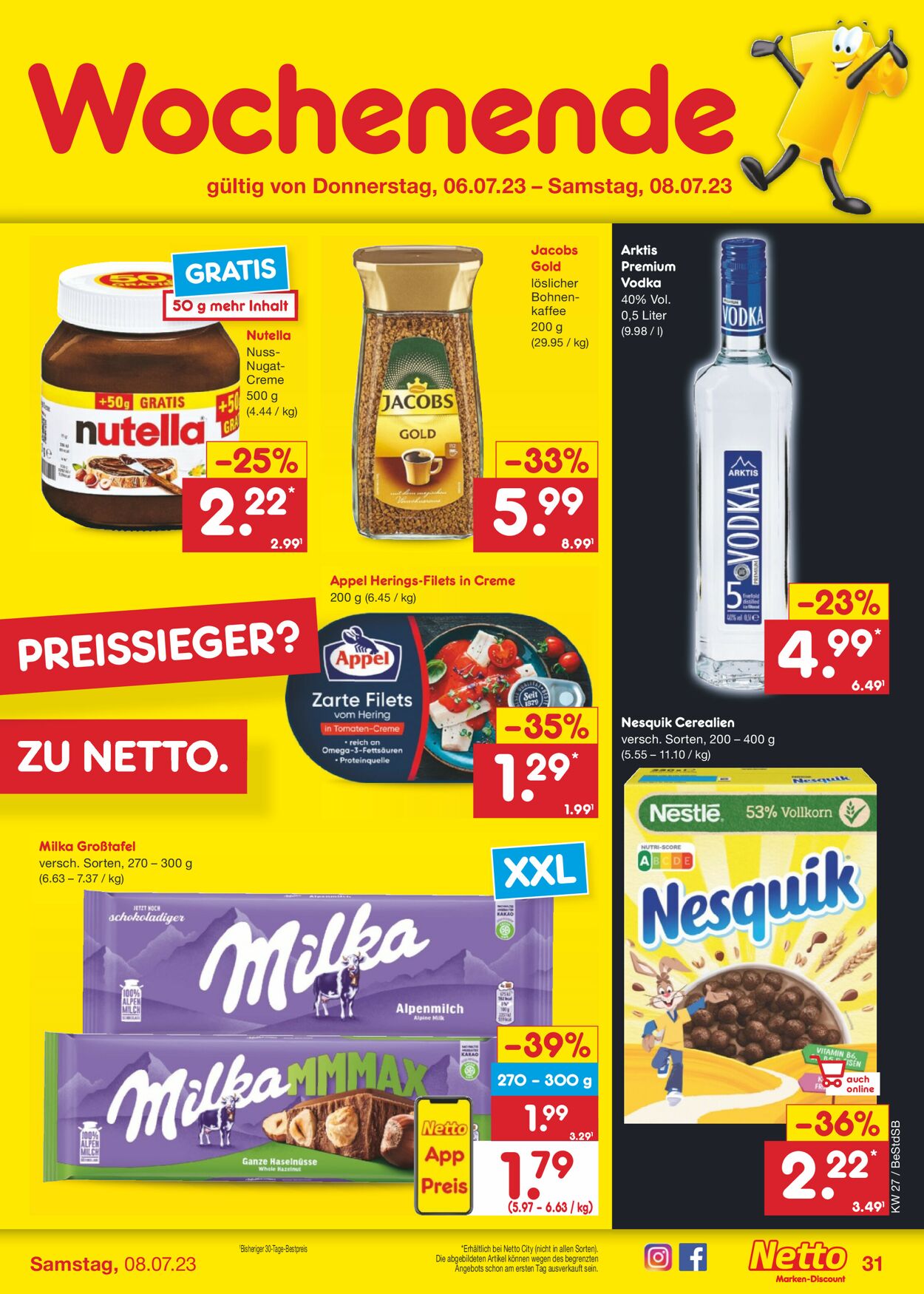Netto Marken-Discount Prospekt - Aktuell vom 03.07-08.07.2023 (Seite 31)