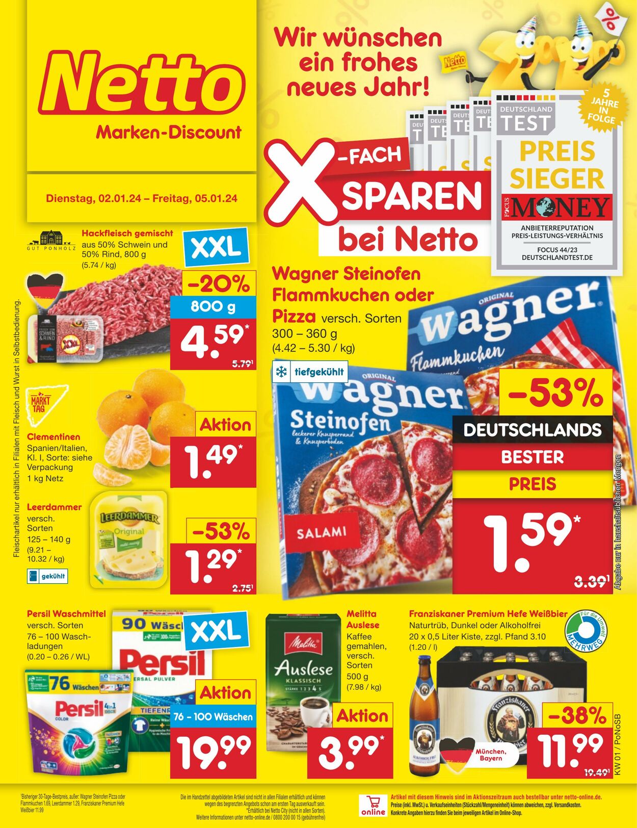 Netto Marken-Discount Prospekt - Aktuell vom 04.01-07.01.2024
