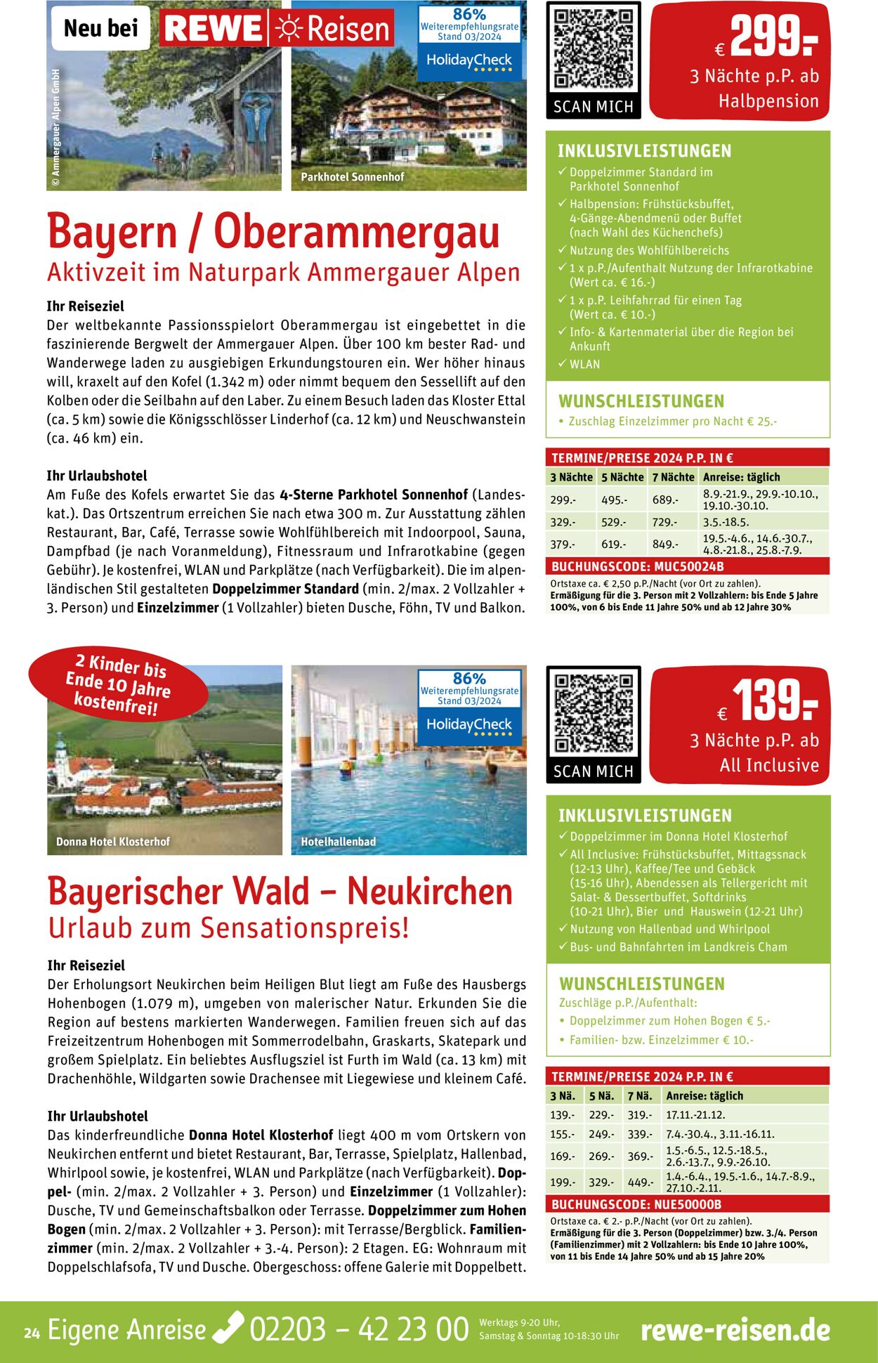 REWE Reisen Prospekt - Aktuell vom 01.04-30.04.2024 (Seite 24)