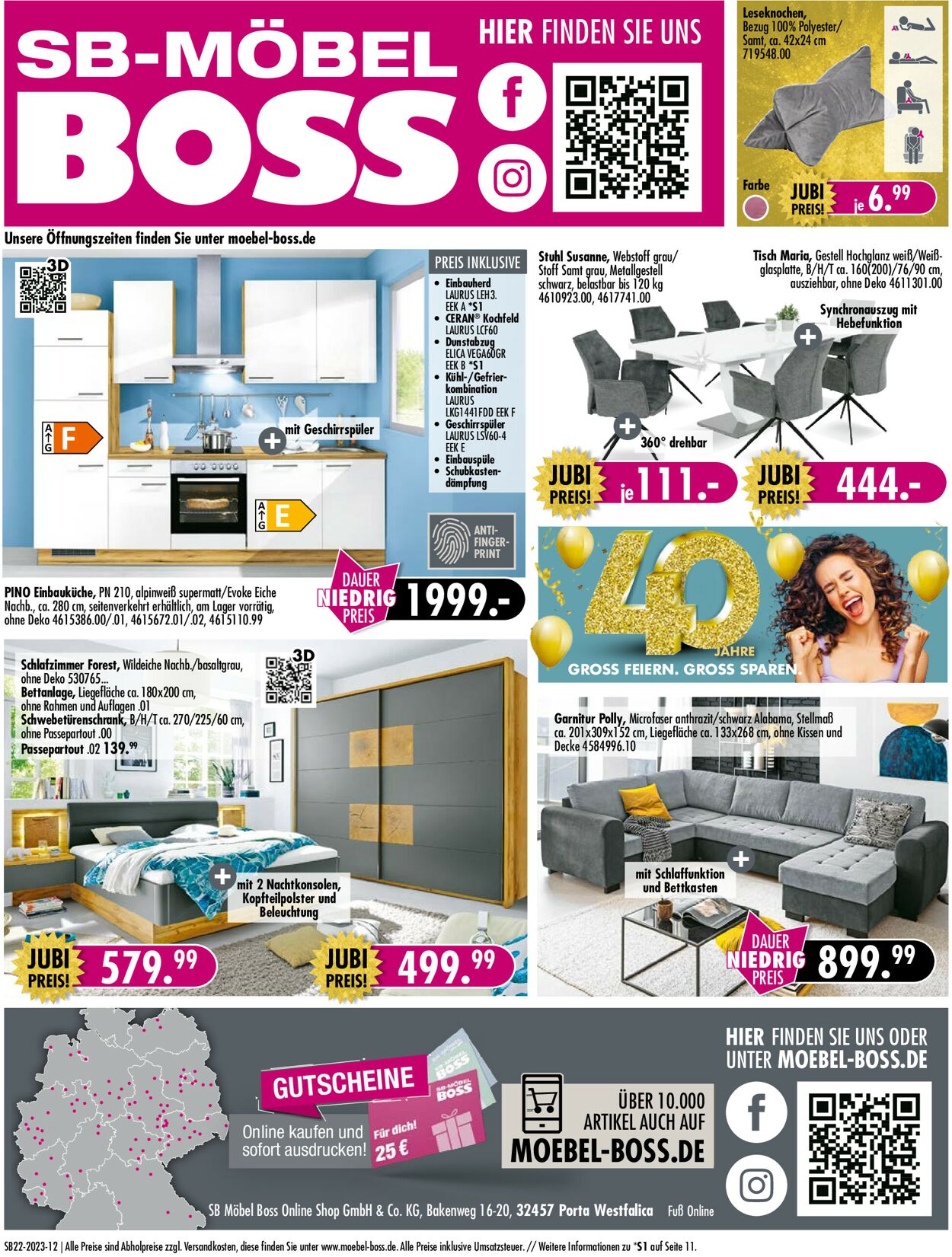 SB Möbel Boss Prospekt - Aktuell vom 26.05-02.06.2023 (Seite 12)
