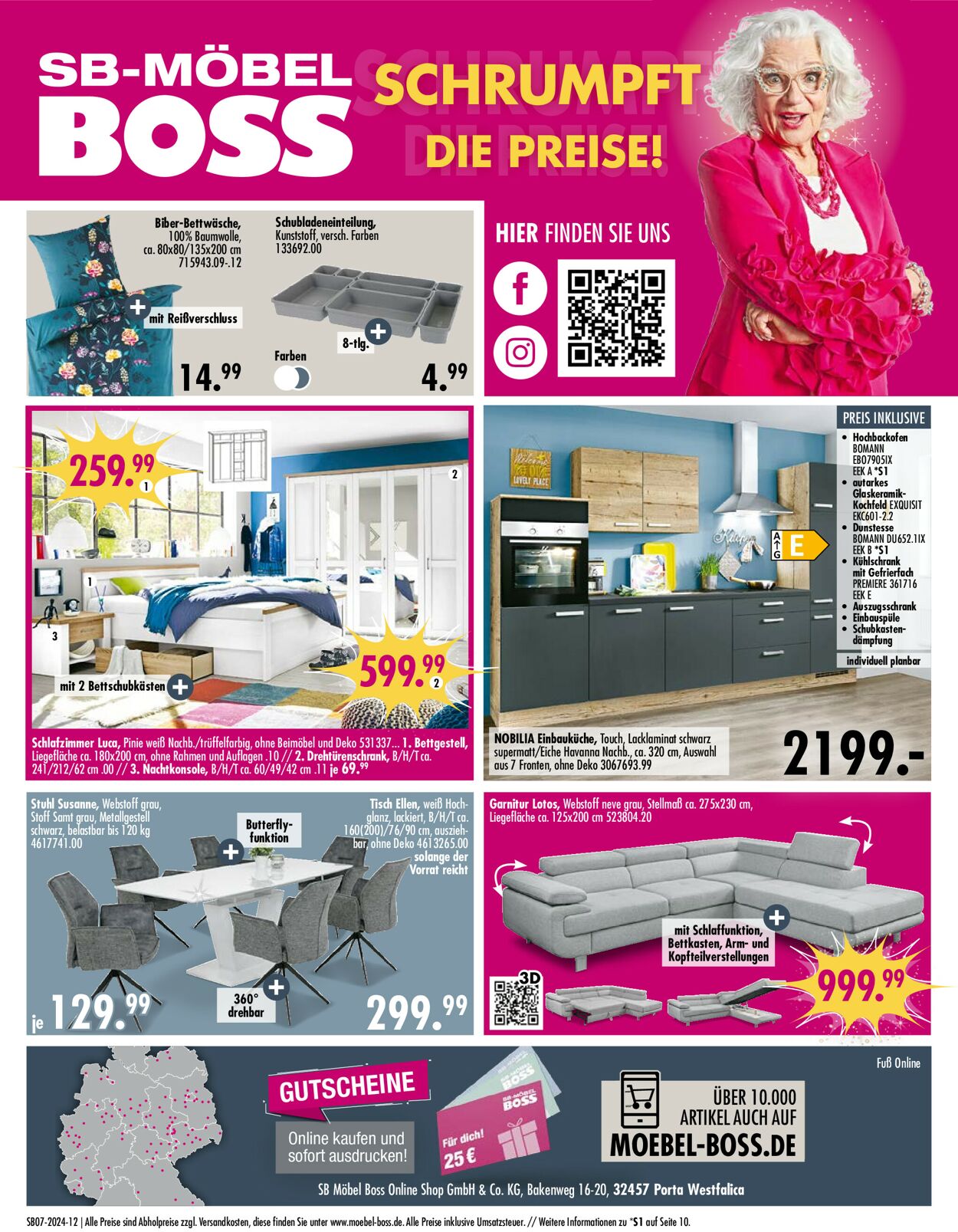 SB Möbel Boss Prospekt - Aktuell vom 09.02-16.02.2024 (Seite 12)