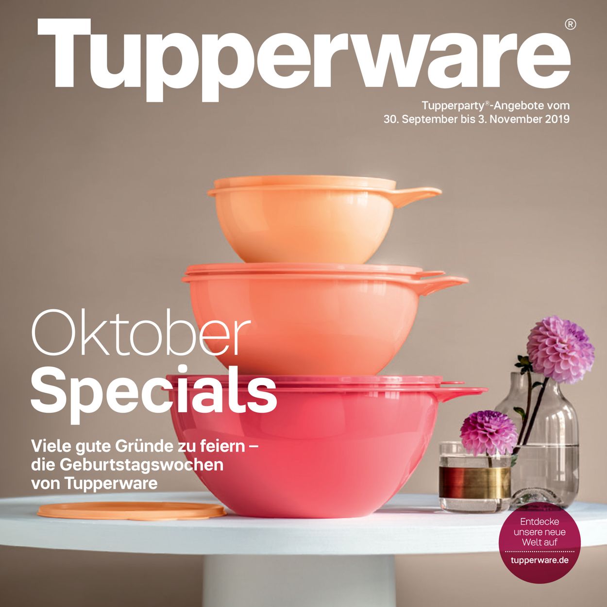 Tupperware Prospekt - Aktuell vom 30.09-03.11.2019