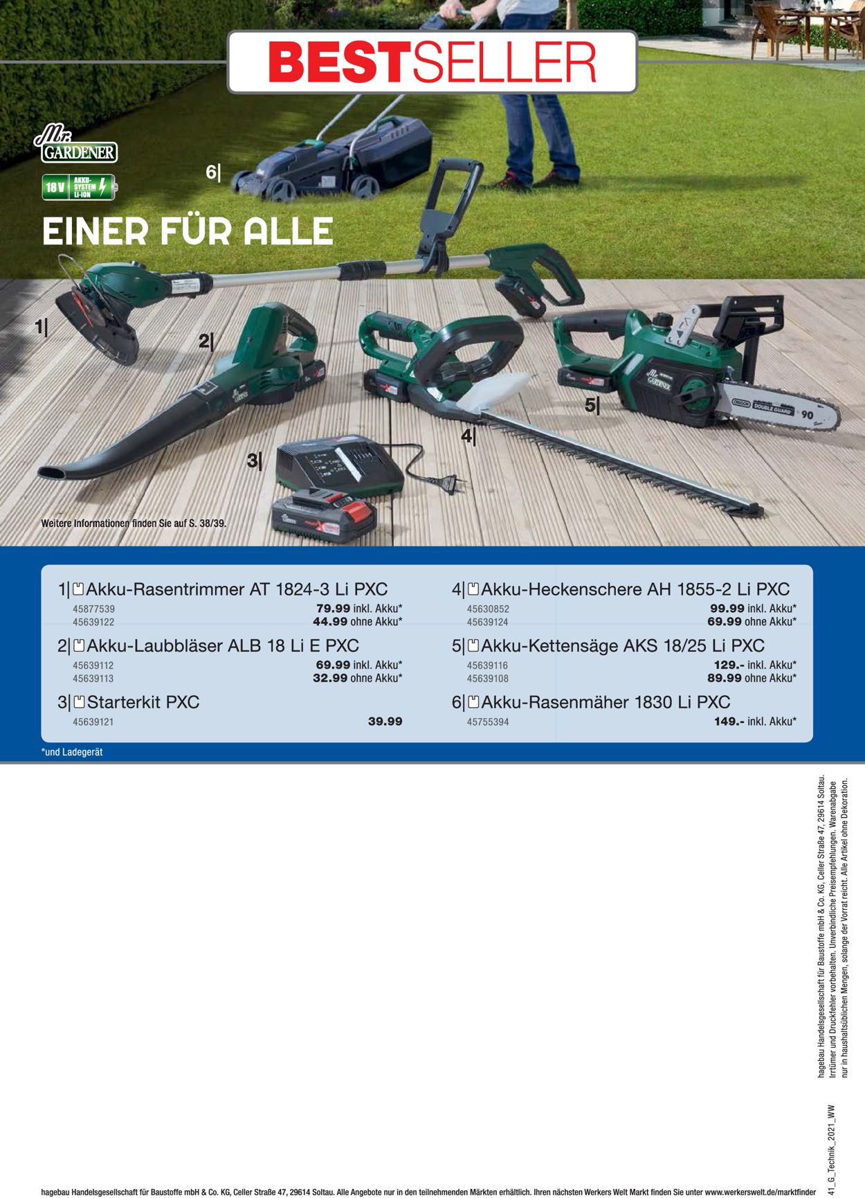 Werkers Welt Gartentechnik Prospekt - Aktuell vom 01.03-30.06.2021 (Seite 80)