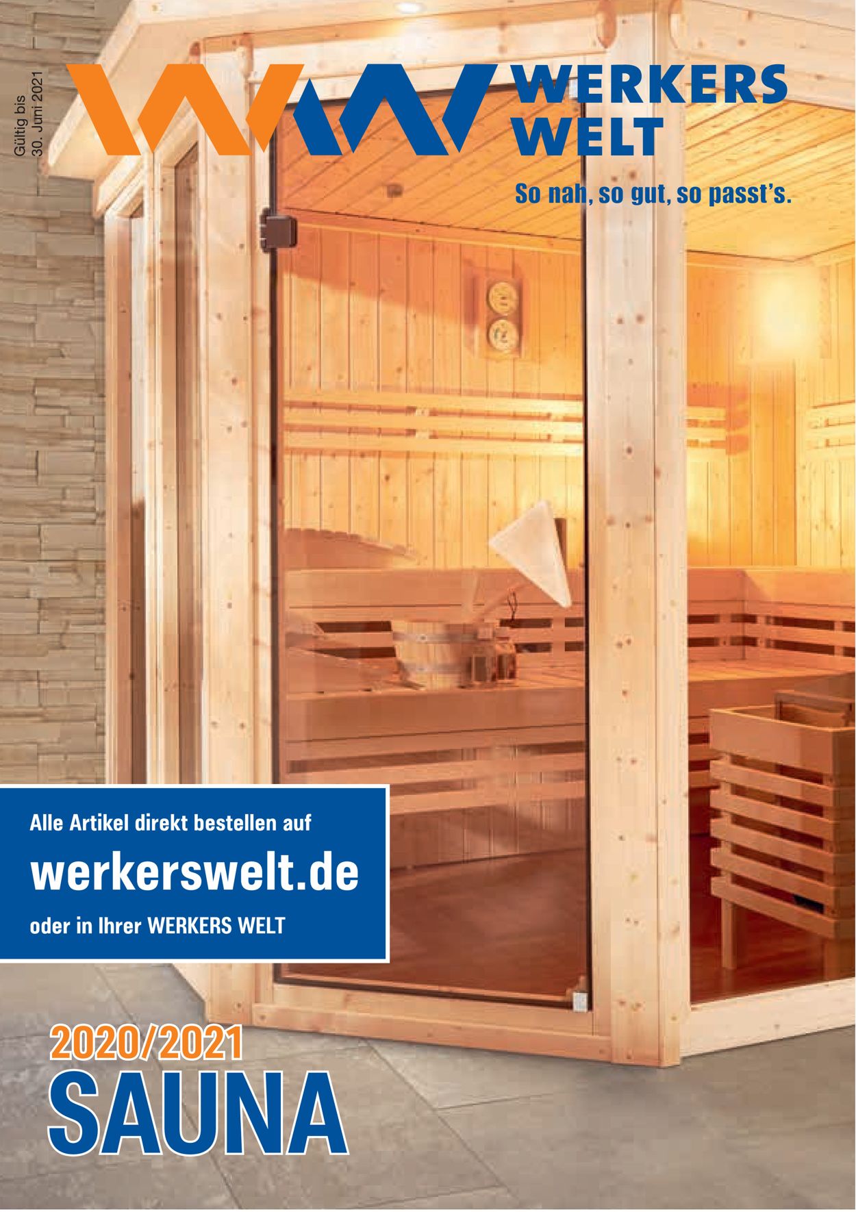 Werkers Welt Sauna Prospekt - Aktuell vom 01.11-30.06.2021