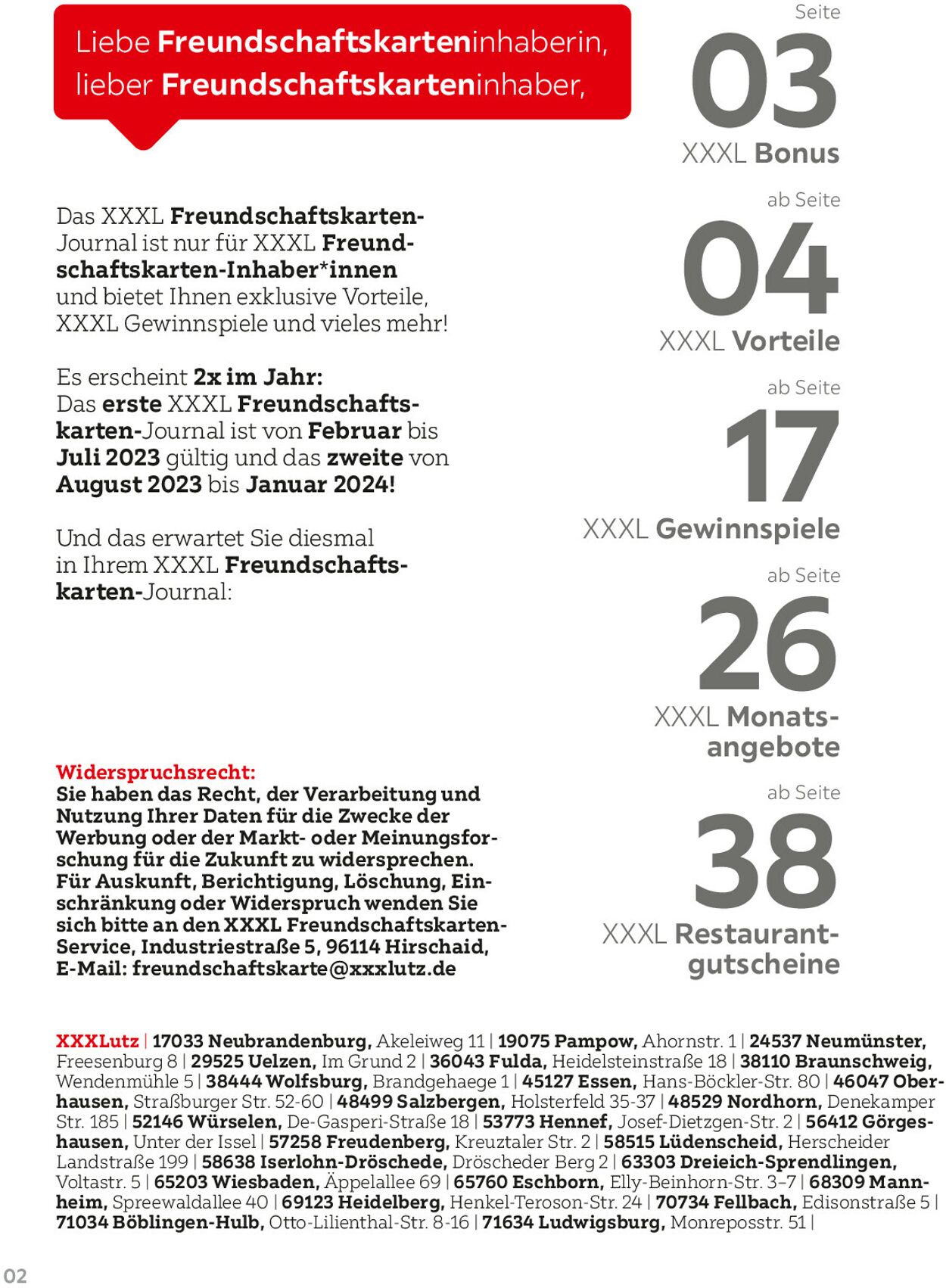 XXXL Prospekt - Aktuell vom 01.02-31.07.2023 (Seite 2)