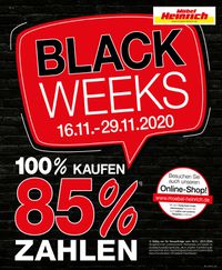 Möbel Heinrich - Black Weeks 2020
