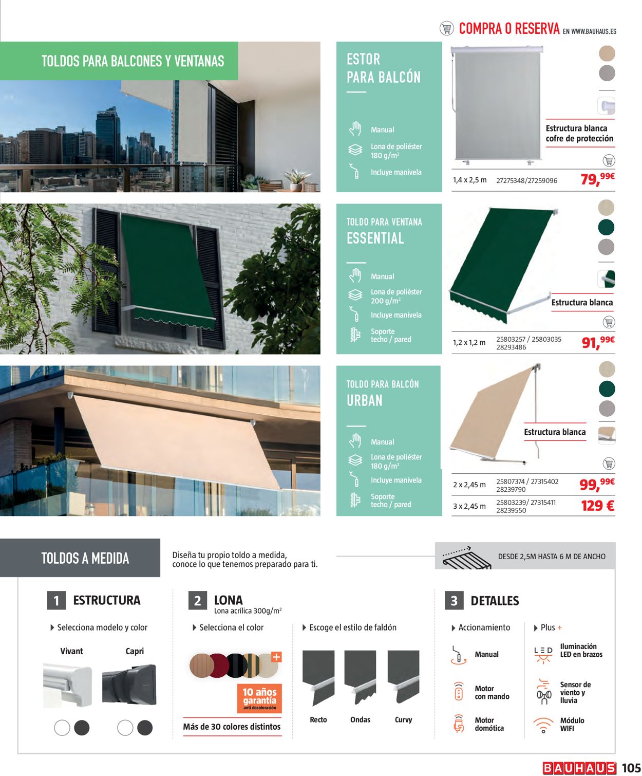 Bauhaus Mobiliario de terraza y jardín Folleto - 18.03-18.04.2021 (Página 105)