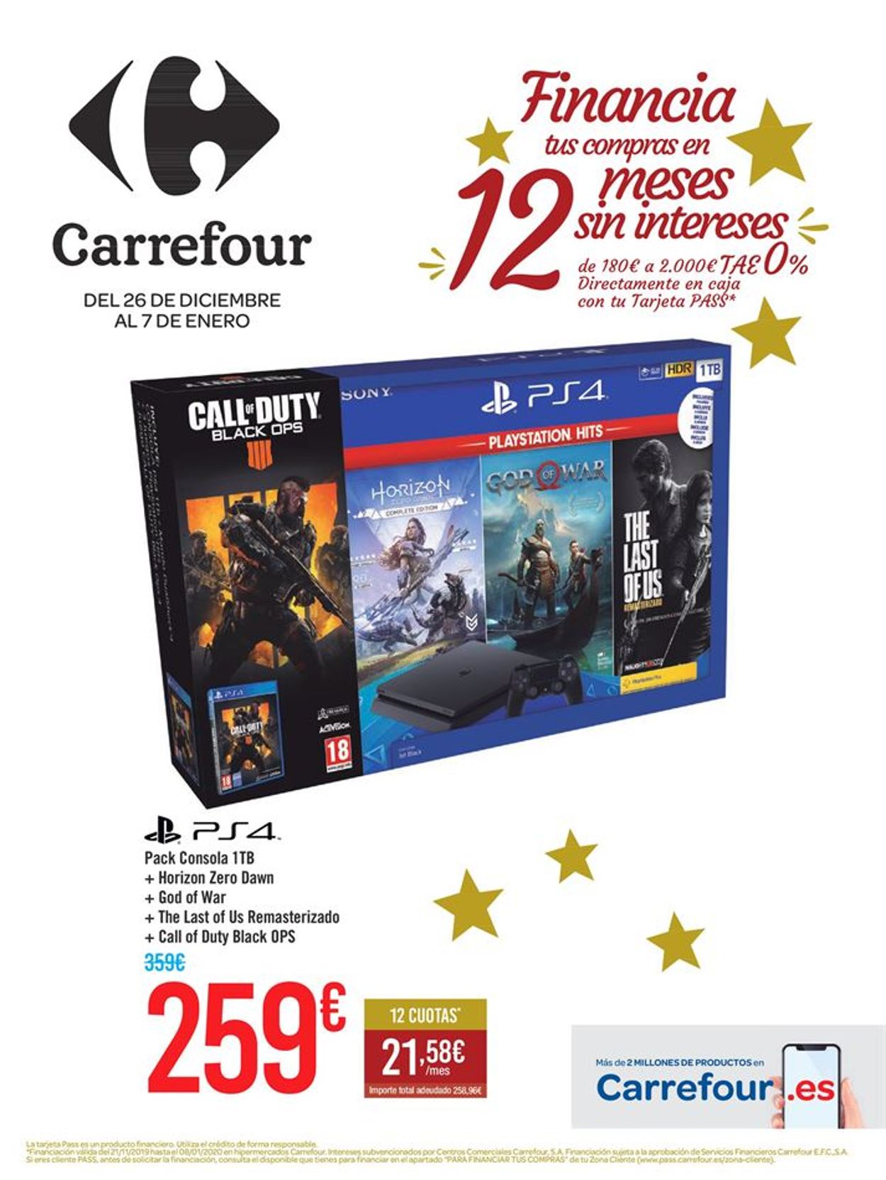 Carrefour - Folleto de Año Nuevo Folleto - 26.12-07.01.2020