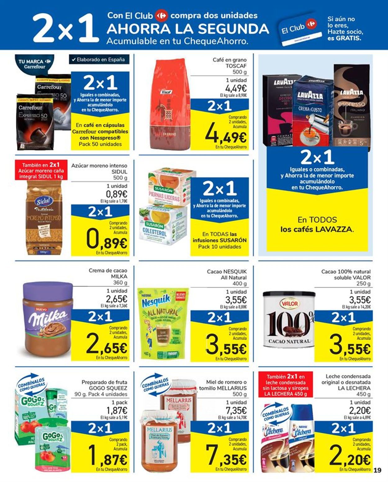 Carrefour 2x1 2021 Folleto - 15.01-27.01.2021 (Página 19)