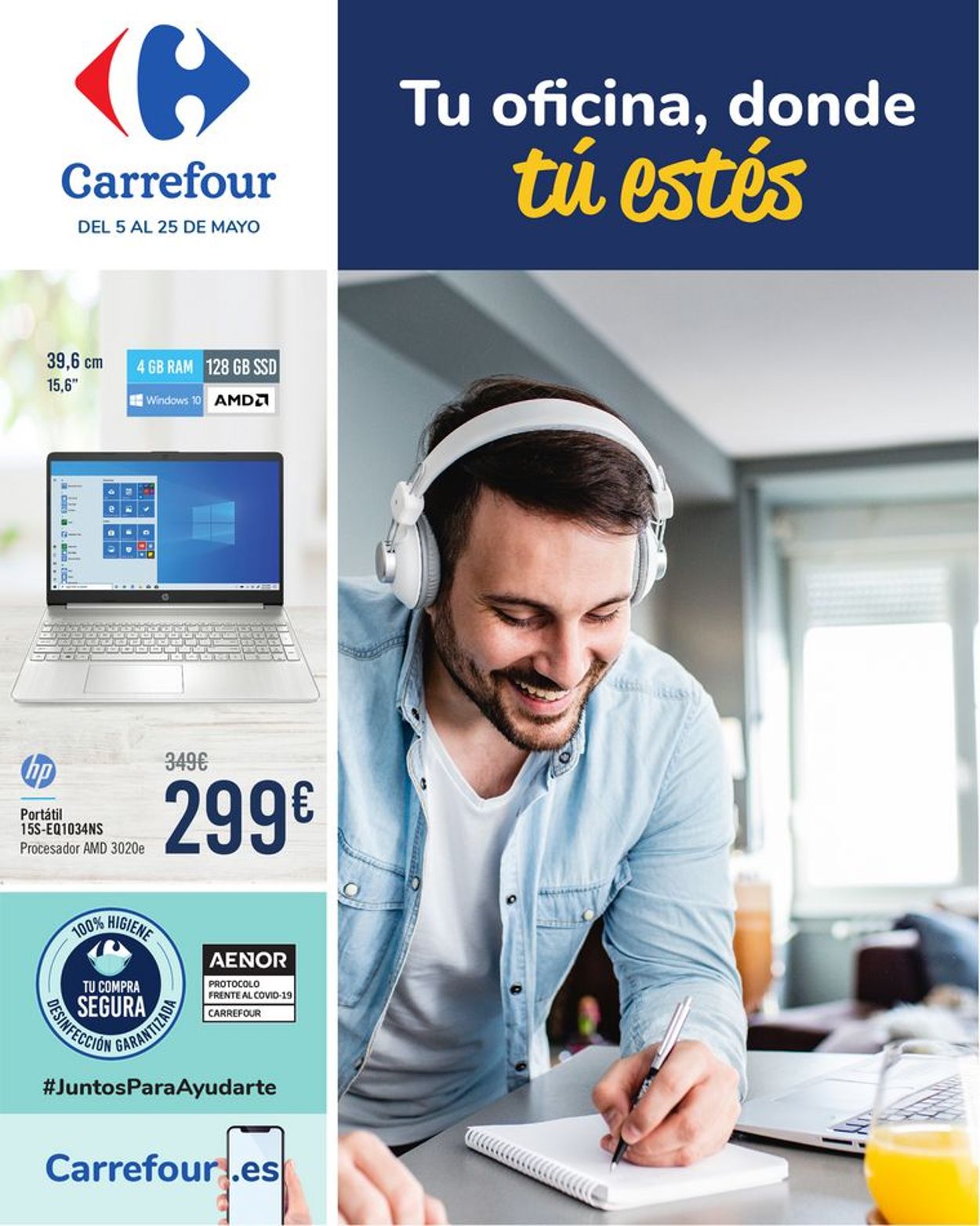 Carrefour Tu oficina, donde tú estés Folleto - 05.05-25.05.2021