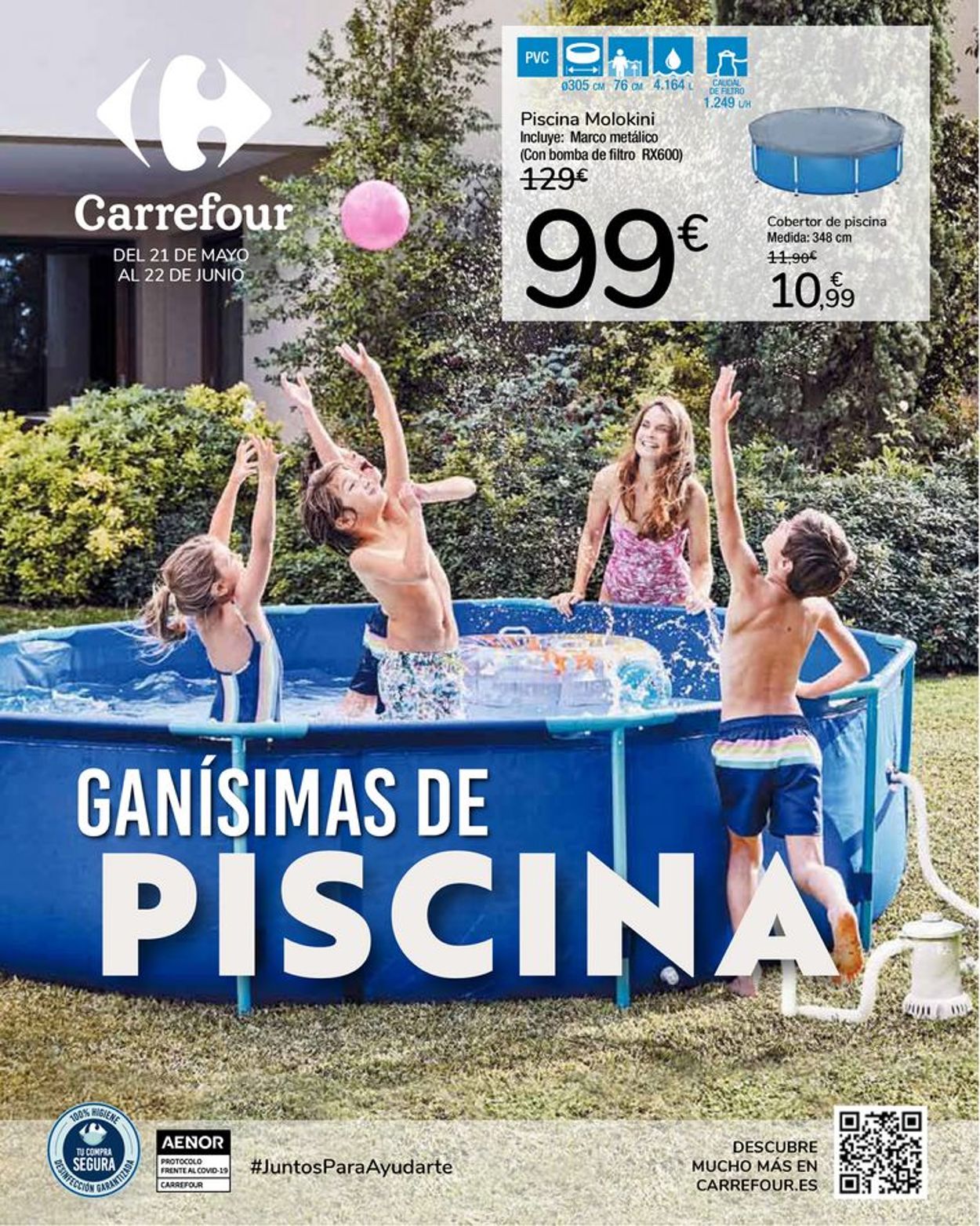 Carrefour Ganísimas de piscina Folleto - 21.05-22.06.2021