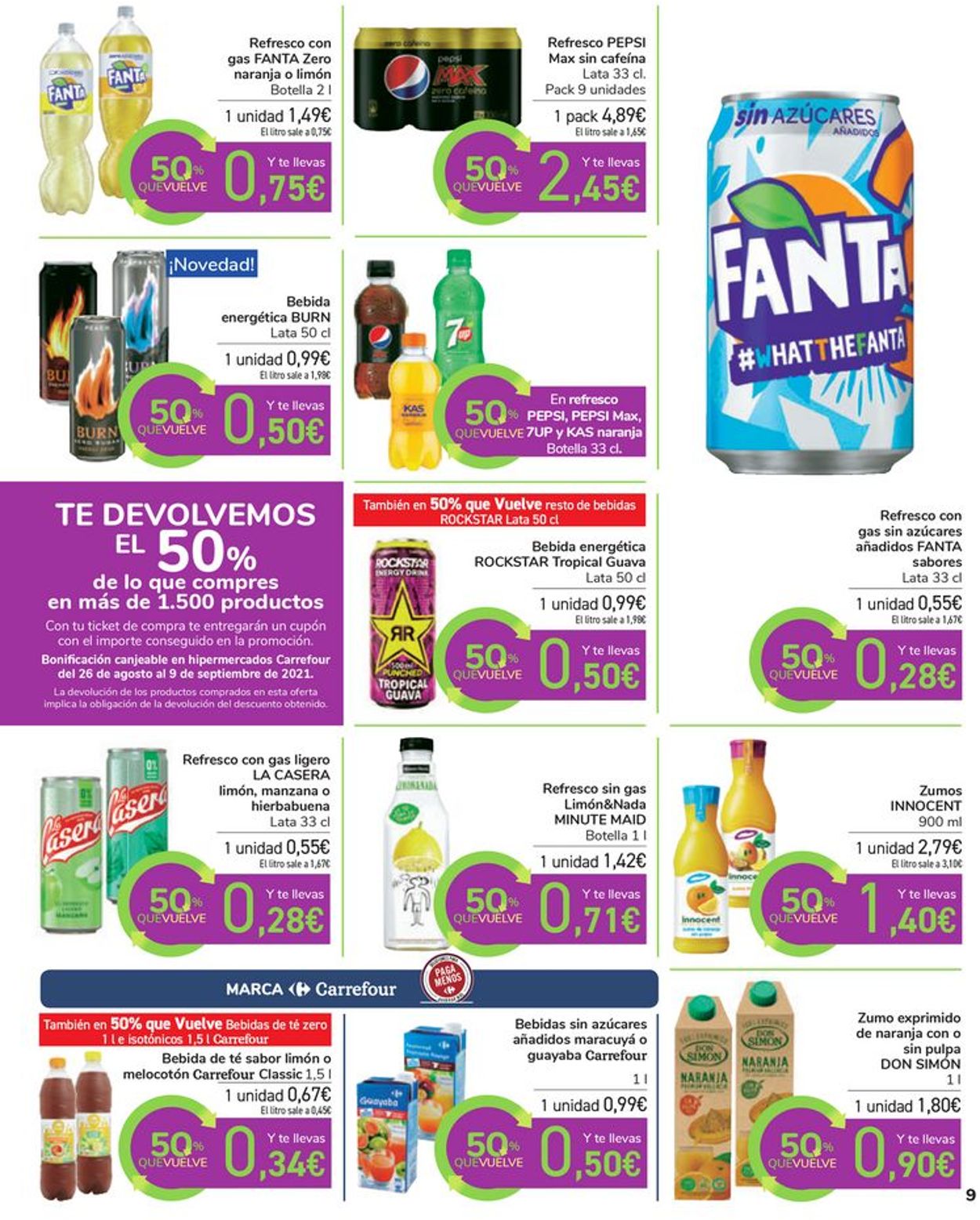 Carrefour Folleto - 12.08-25.08.2021 (Página 9)