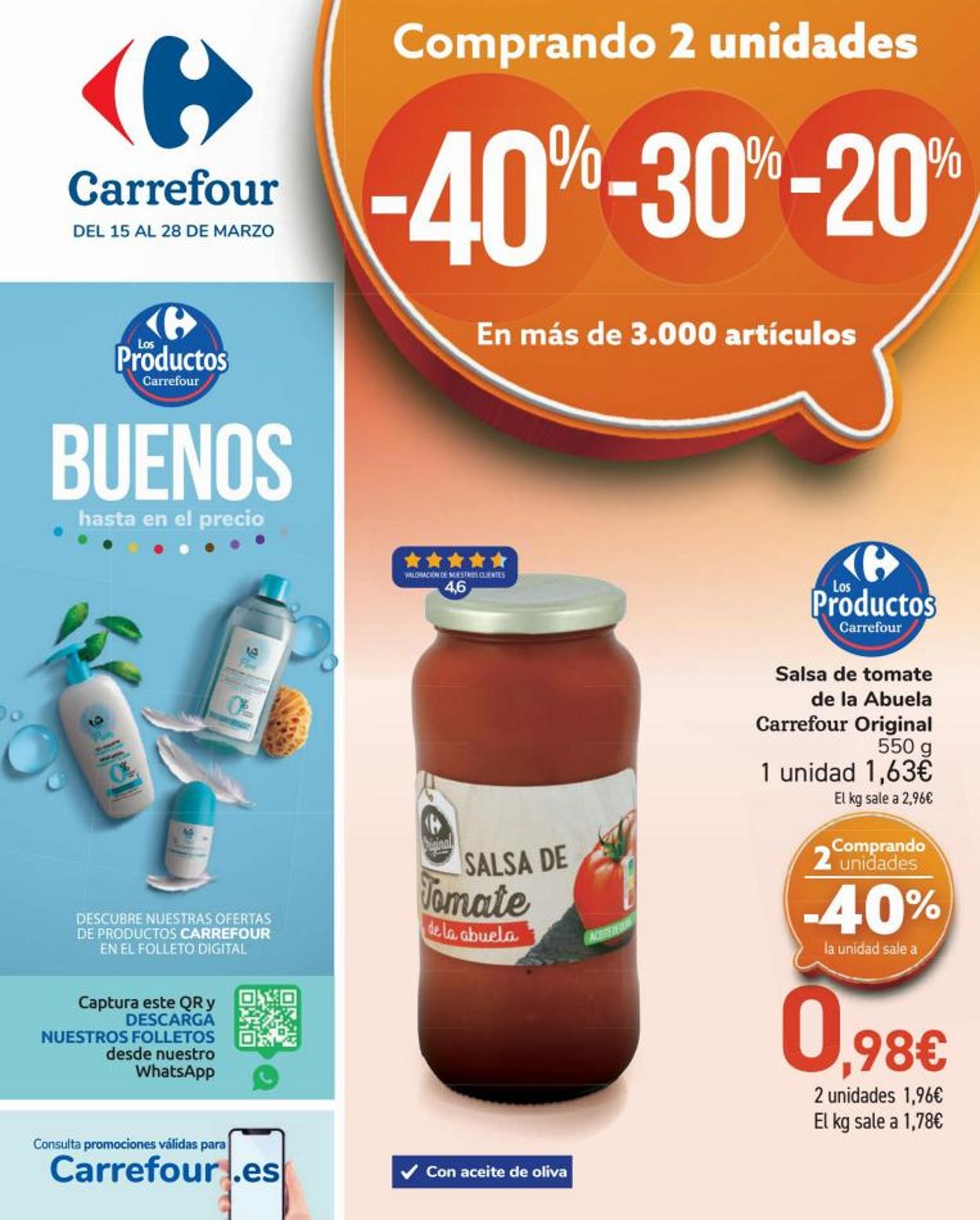 Carrefour Folleto - 15.03-28.03.2022