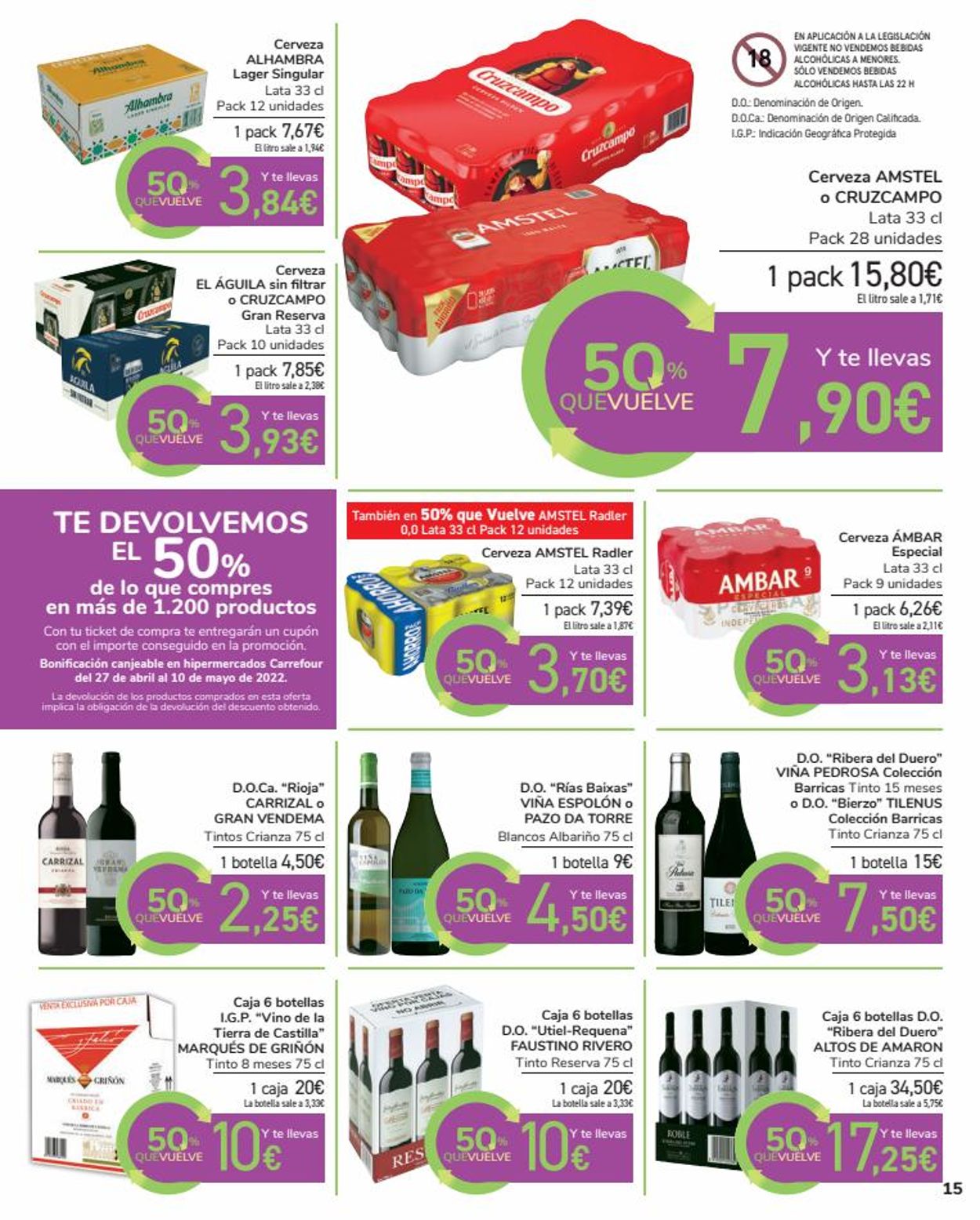 Carrefour Folleto - 12.04-26.04.2022 (Página 15)