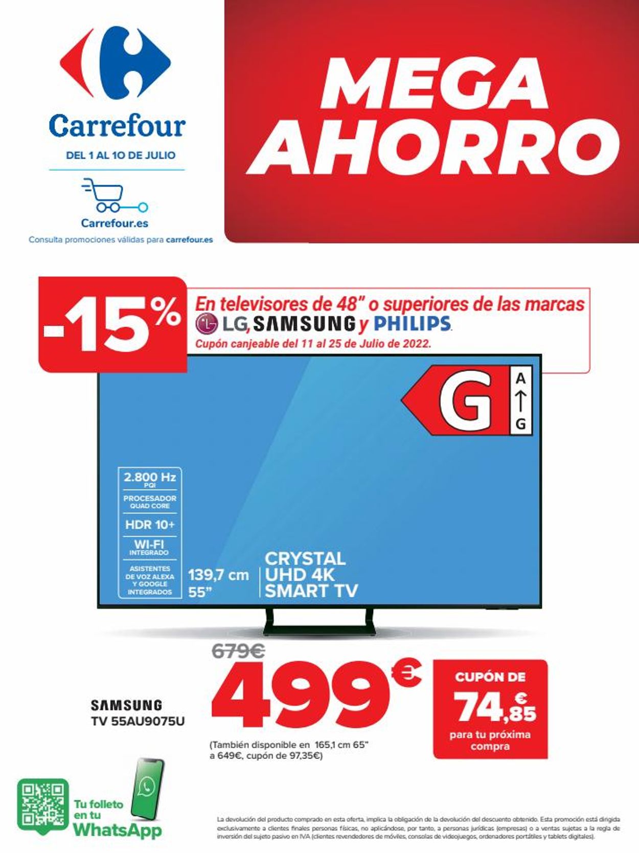 Carrefour Folleto - 01.07-10.07.2022