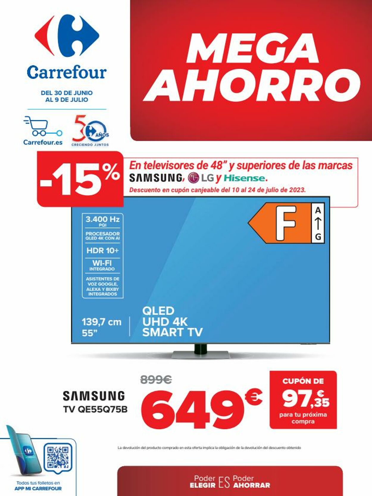 Carrefour Folleto - 30.06-09.07.2023