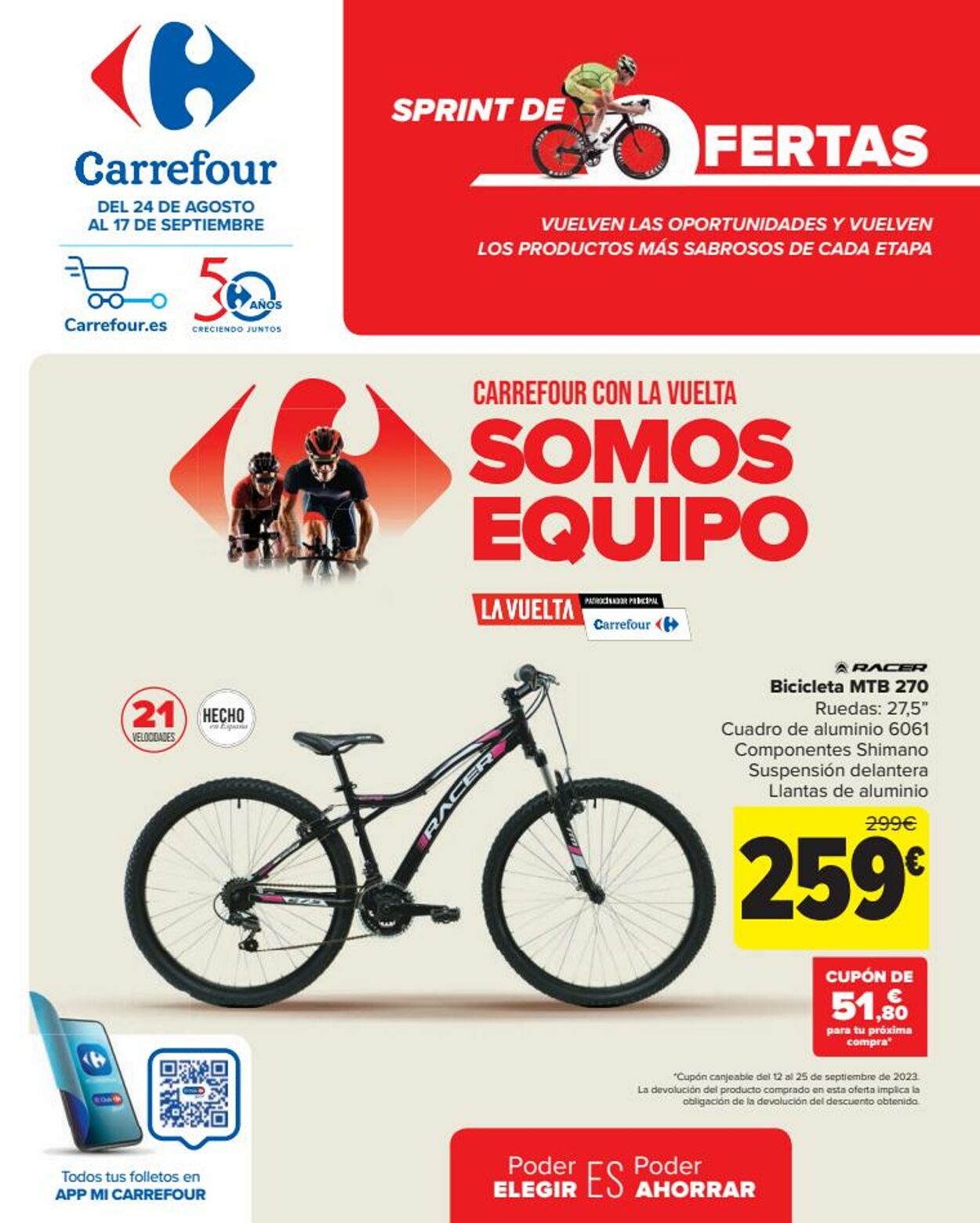 Carrefour Folleto - 24.08-17.09.2023