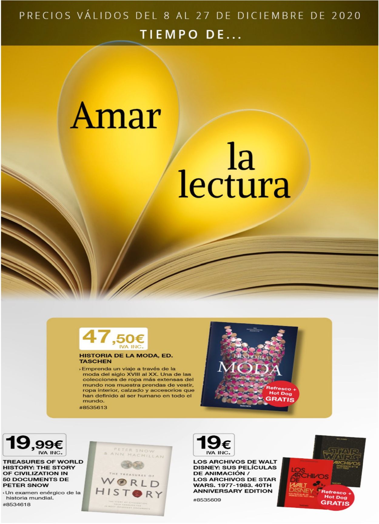 Costco Amar la Lectura 2020 Folleto - 08.12-27.12.2020