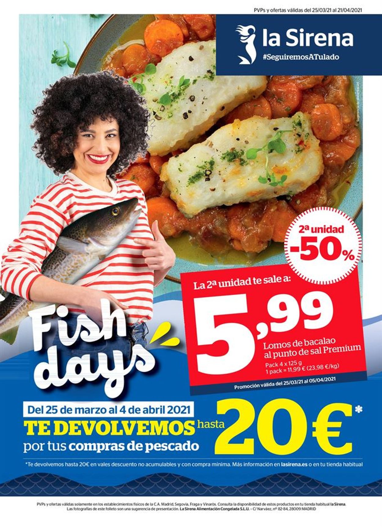 La Sirena Fish days Folleto - 25.03-21.04.2021