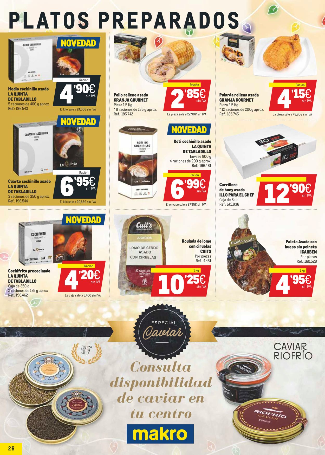 Makro La Navidad Mas Gastro 2020 Folleto - 17.12-05.01.2021 (Página 26)