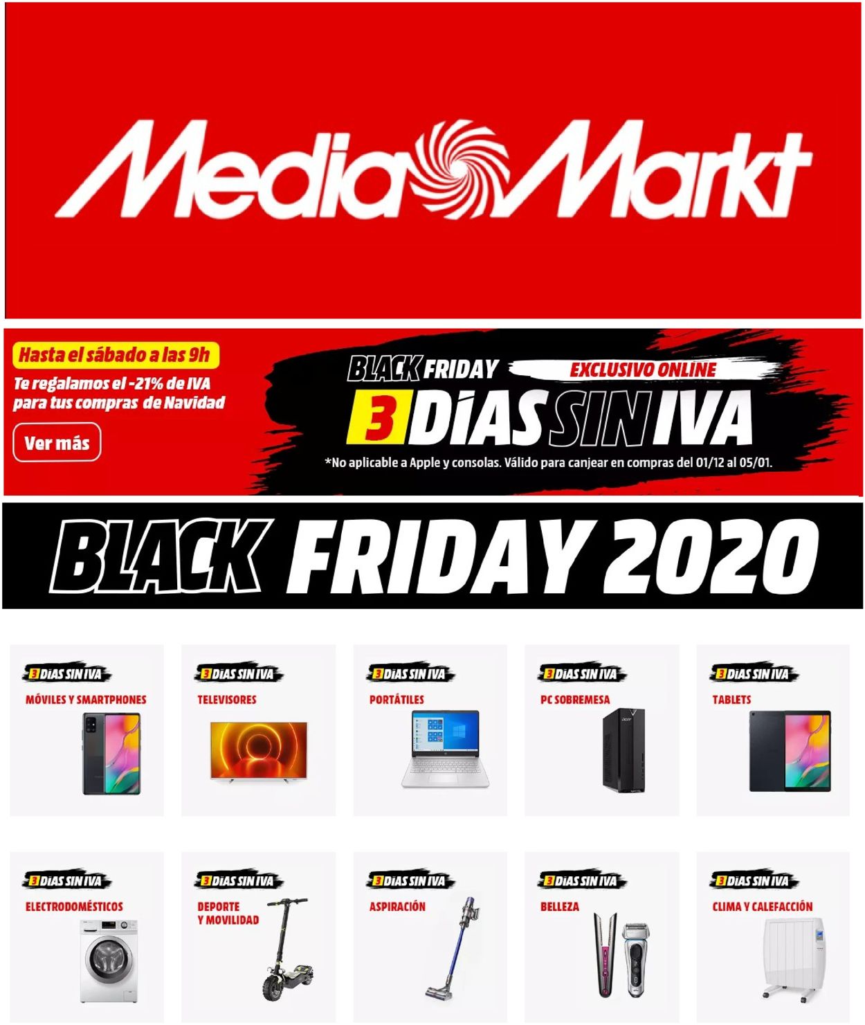 George Eliot Ligeramente esponja Catálogo Media Markt - Black Friday 2020 - Actual 13.11 - 19.11.2020 | Yulak