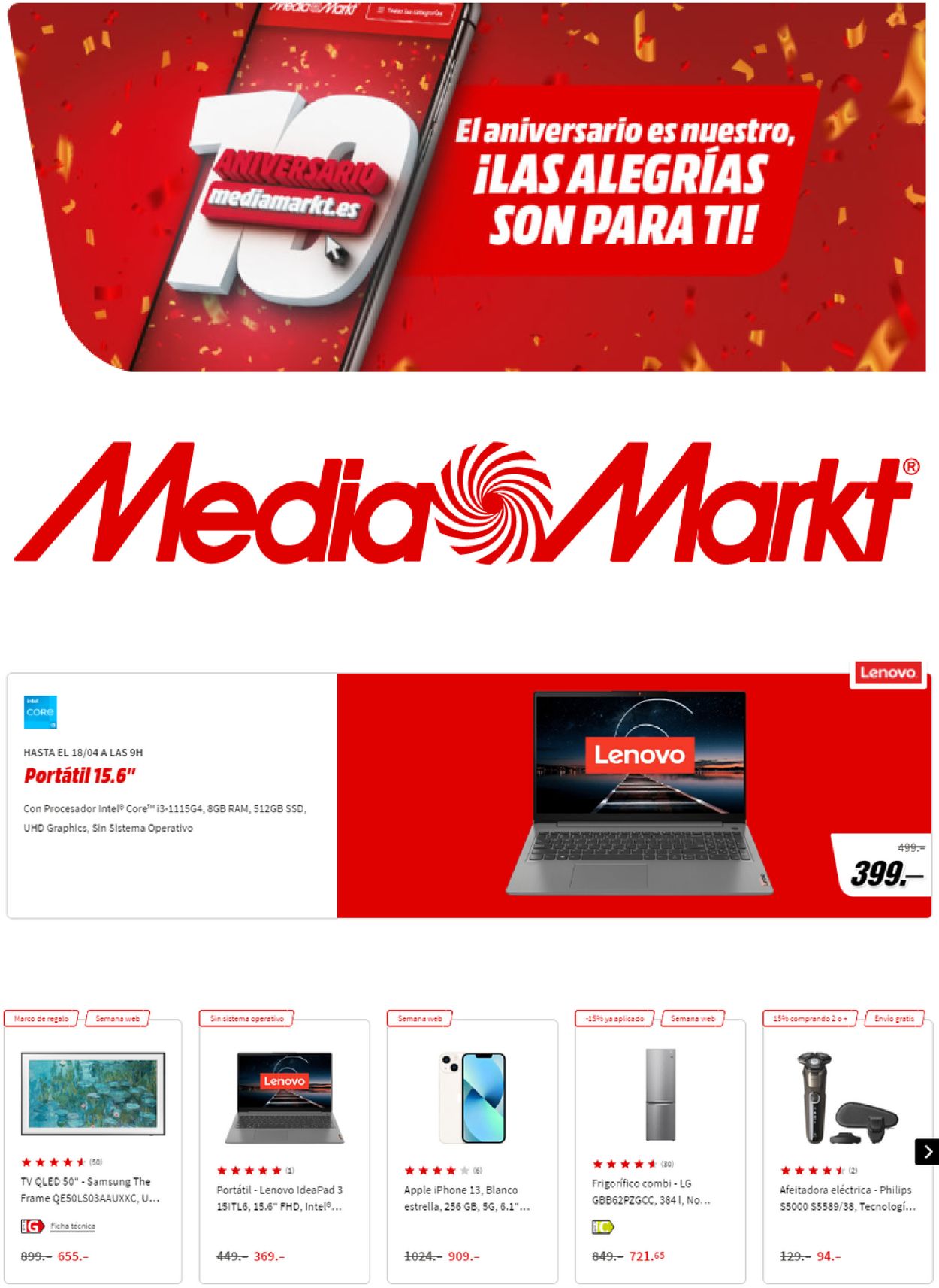 Media Markt Folleto - 19.04-25.04.2022