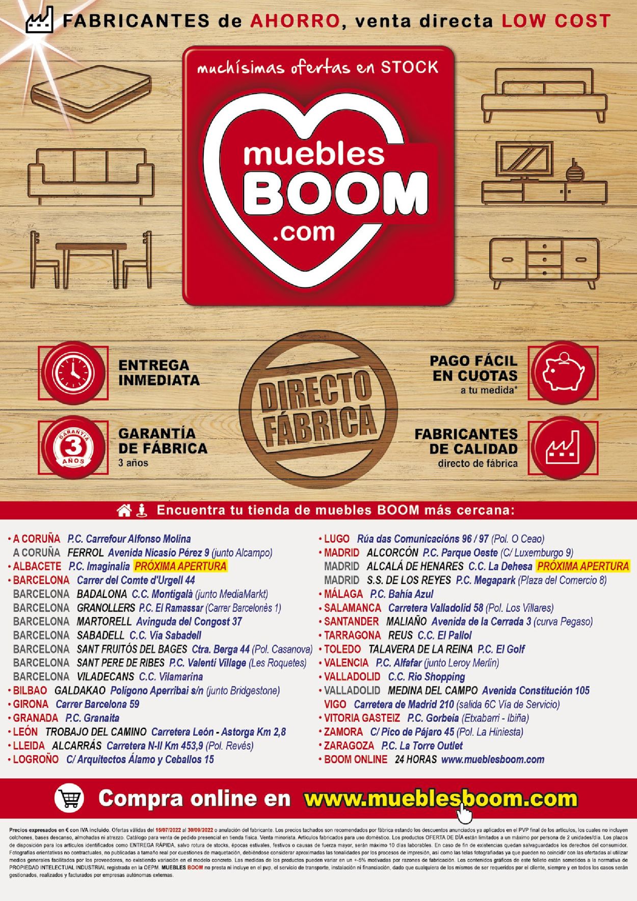Muebles BOOM Folleto - 15.07-30.09.2022 (Página 8)