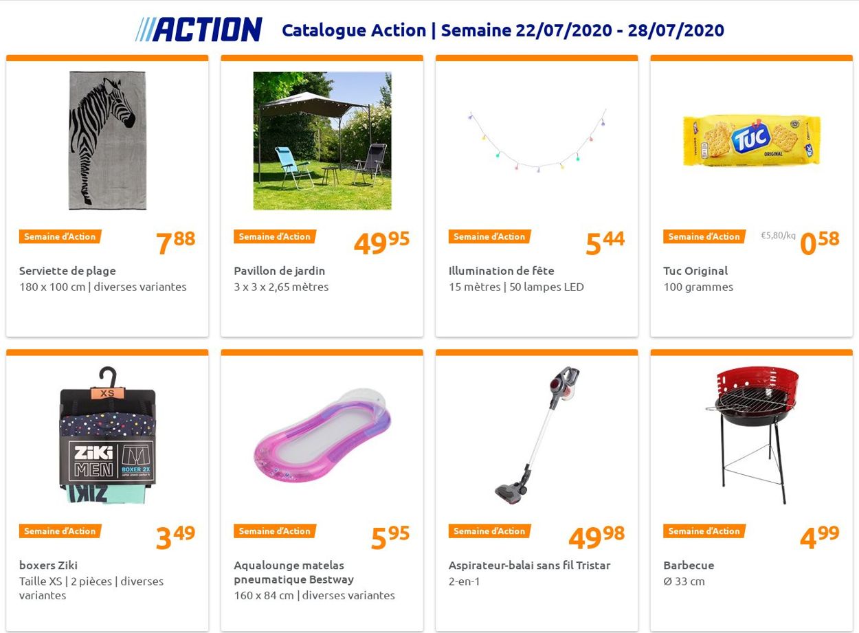 Action Catalogue - 22.07-28.07.2020