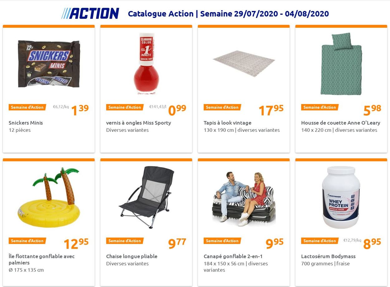 Action Catalogue - 29.07-04.08.2020