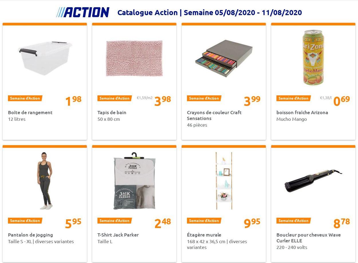 Action Catalogue - 05.08-11.08.2020