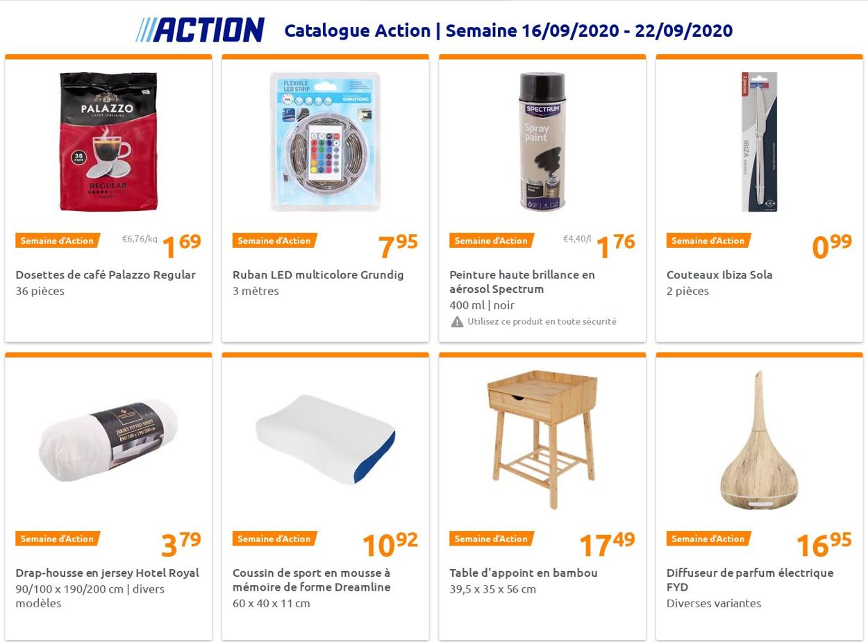 Action Catalogue - 16.09-22.09.2020