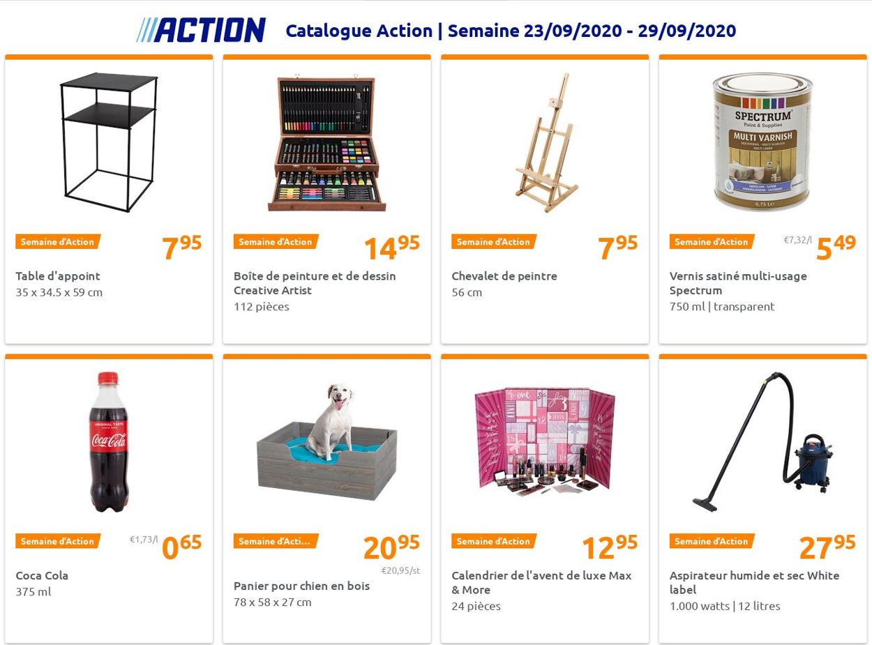 Action Catalogue - 23.09-29.09.2020
