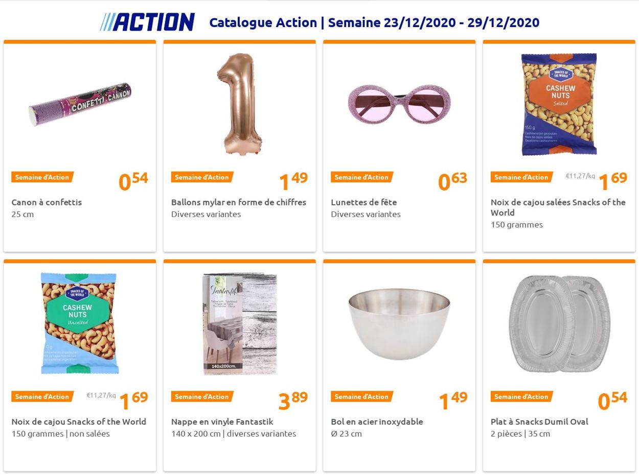 Action Catalogue - 23.12-29.12.2020