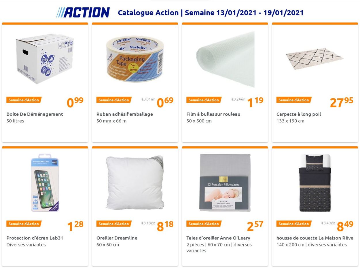 Action Catalogue - 13.01-19.01.2021
