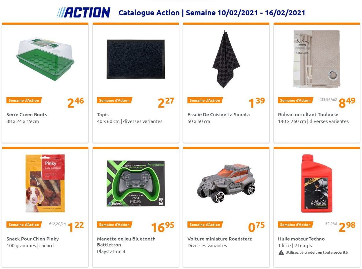 Action Catalogue - 10.02-16.02.2021