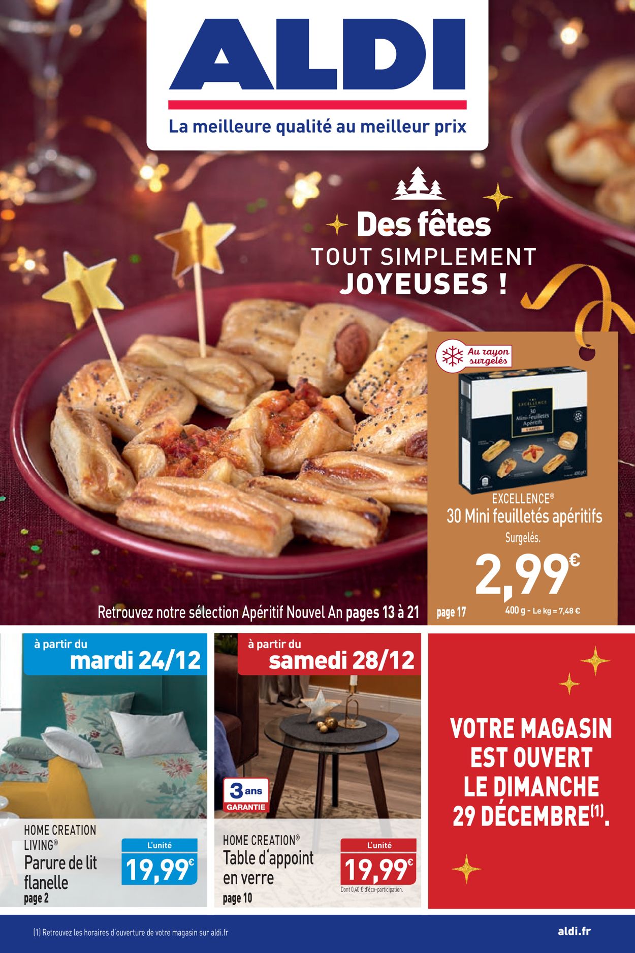 Aldi - Catalogue du Nouvel An Catalogue - 23.12-29.12.2019