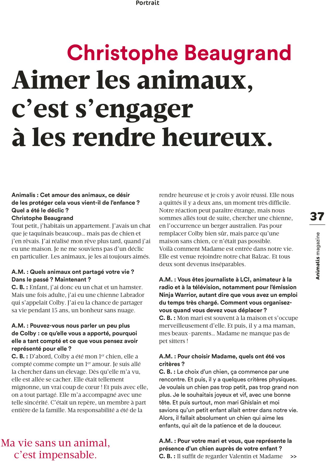 Animalis Catalogue - 16.11-15.01.2021 (Page 37)