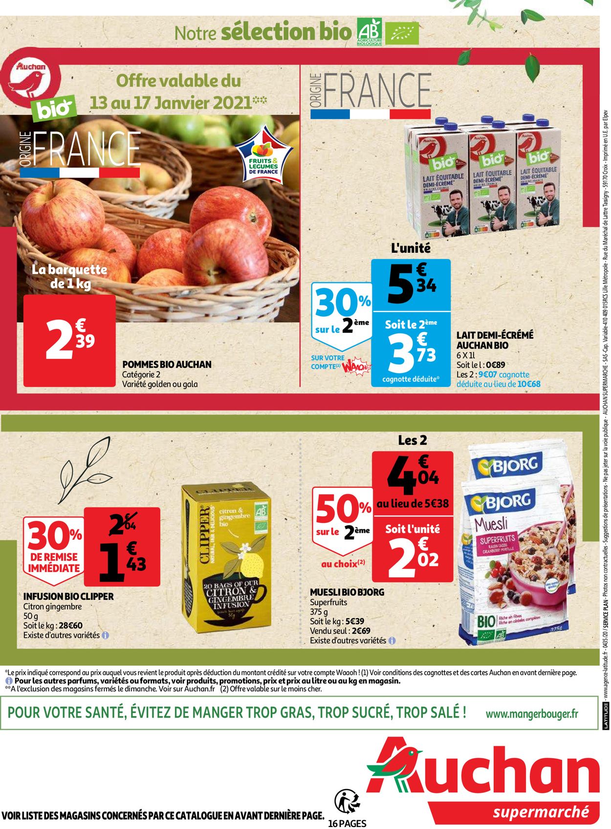Auchan Special Soin et Detox 2021 Catalogue - 13.01-26.01.2021 (Page 16)