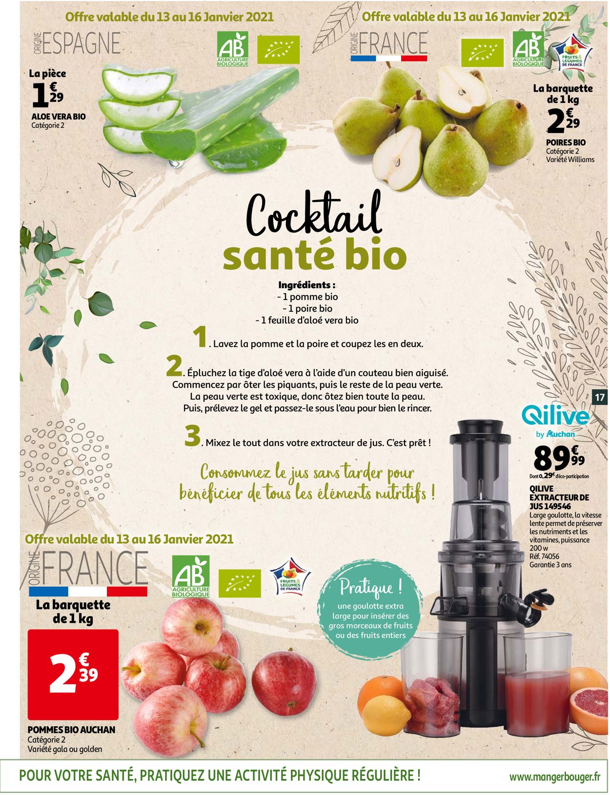 Auchan Special Soin et Detox 2021 Catalogue - 13.01-26.01.2021 (Page 17)