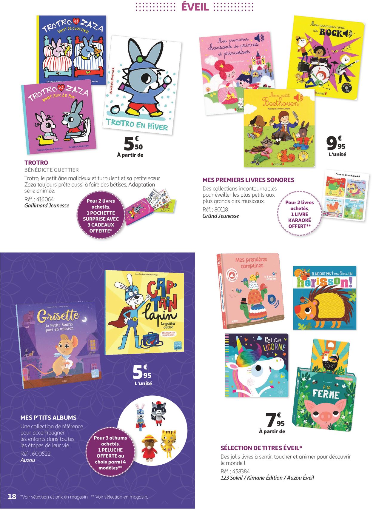 Auchan Loisirs Culture Vacances Enfant 2021 Catalogue - 06.02-07.03.2021 (Page 18)