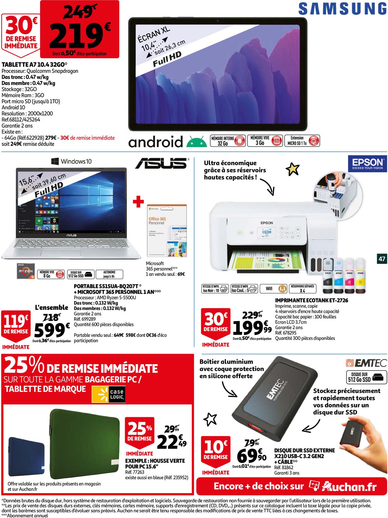 Auchan Catalogue - 10.08-31.08.2021 (Page 47)