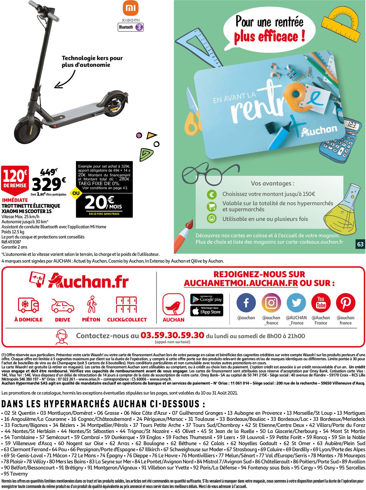 Auchan Catalogue - 10.08-31.08.2021 (Page 63)