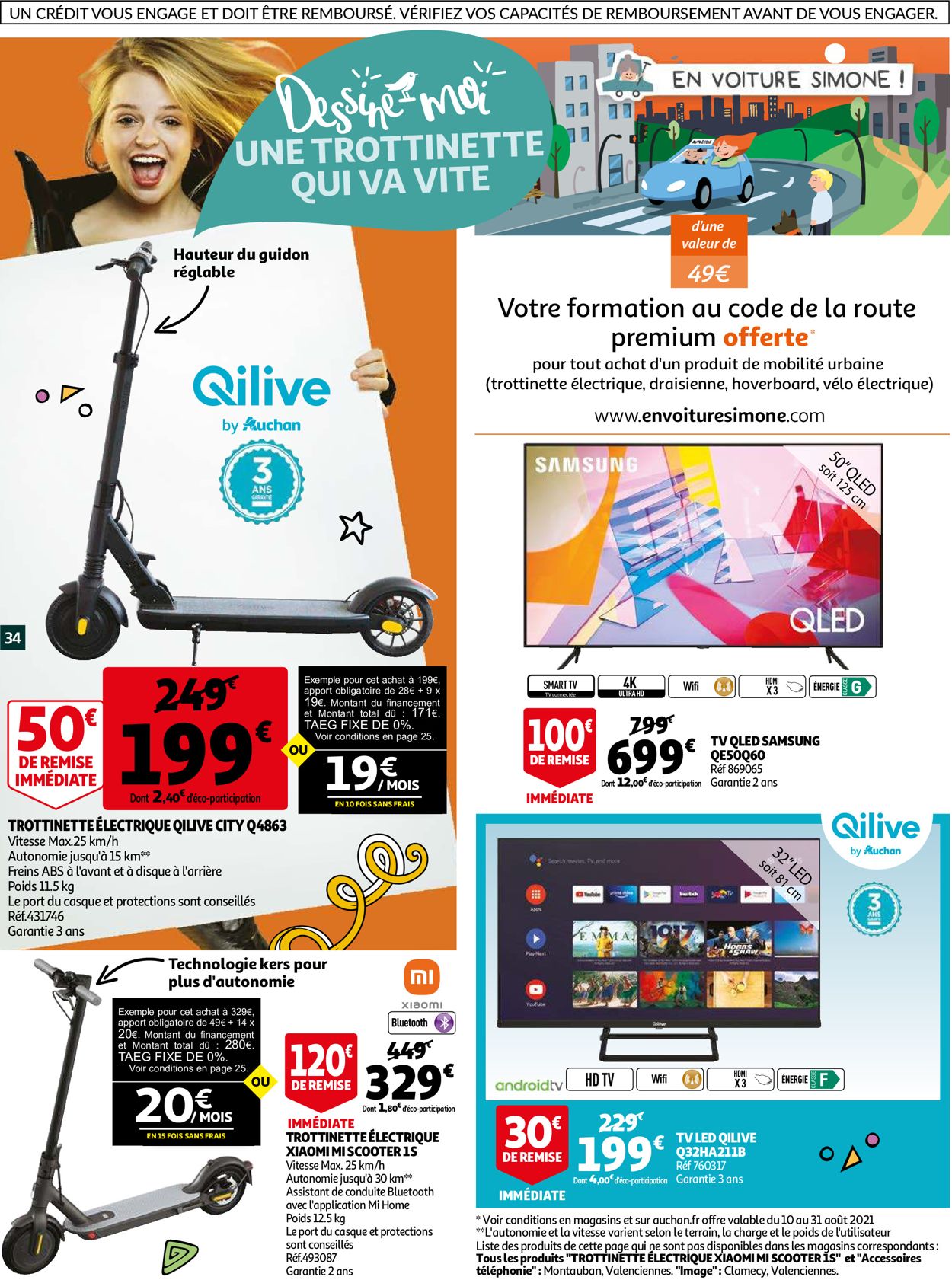 Auchan Catalogue - 10.08-31.08.2021 (Page 34)
