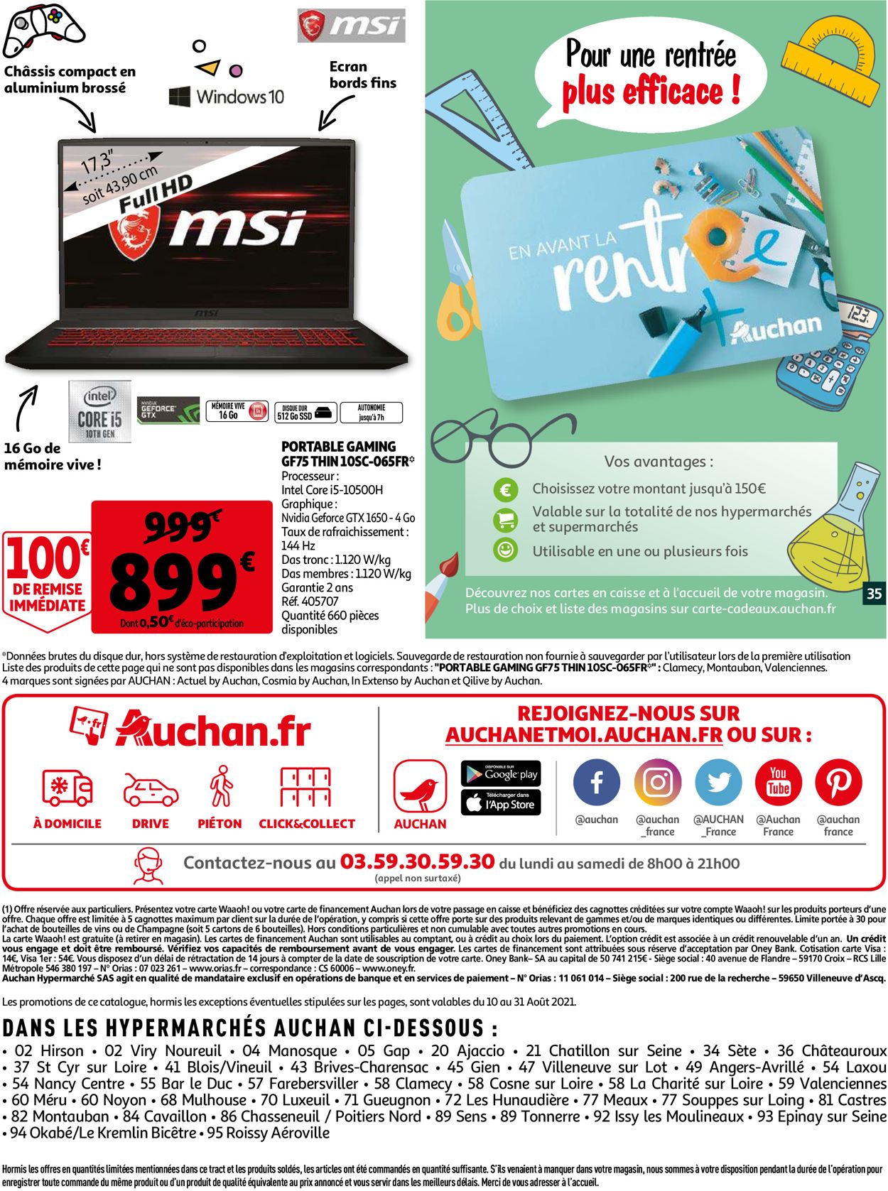 Auchan Catalogue - 10.08-31.08.2021 (Page 35)