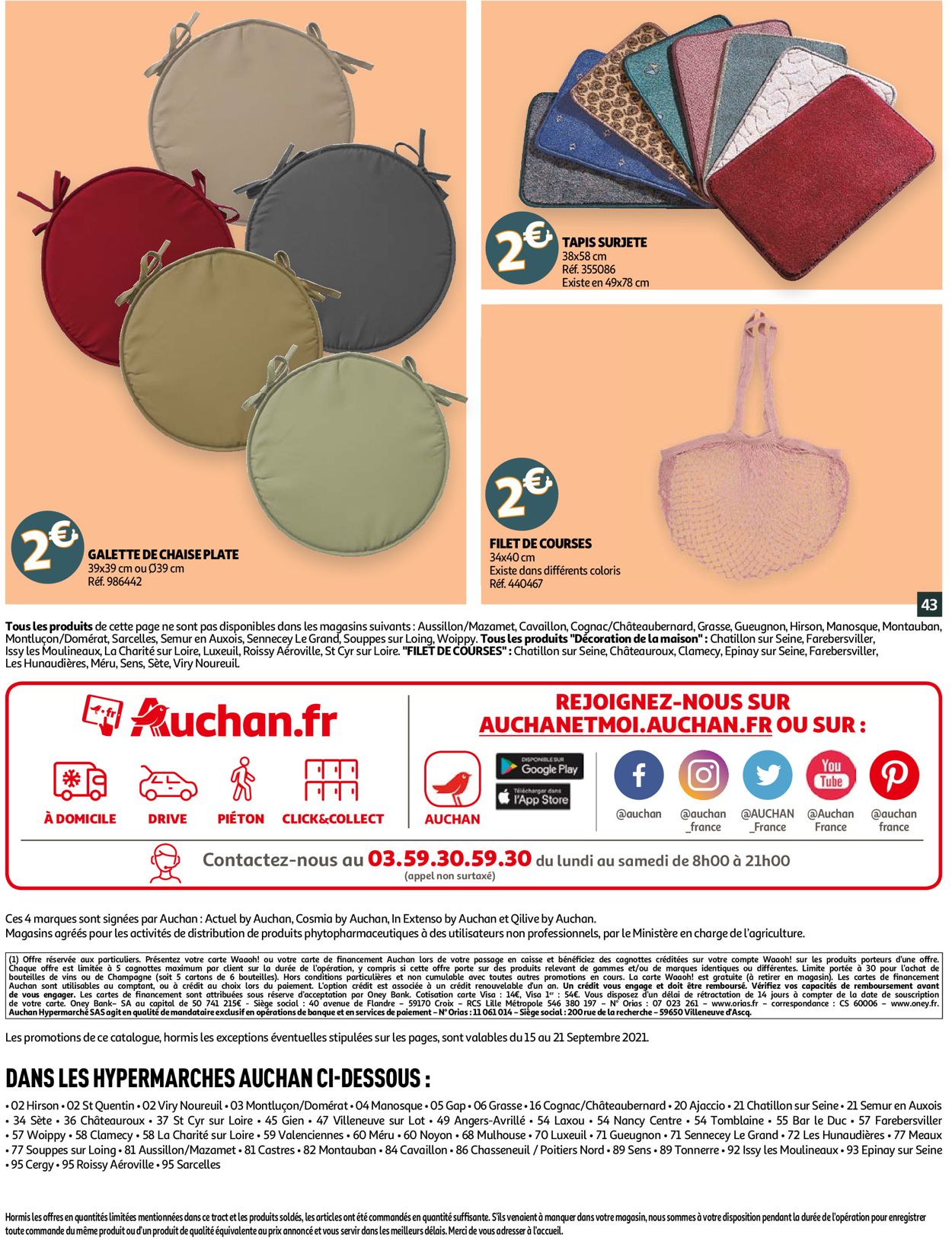 Auchan Catalogue - 15.09-21.09.2021 (Page 43)
