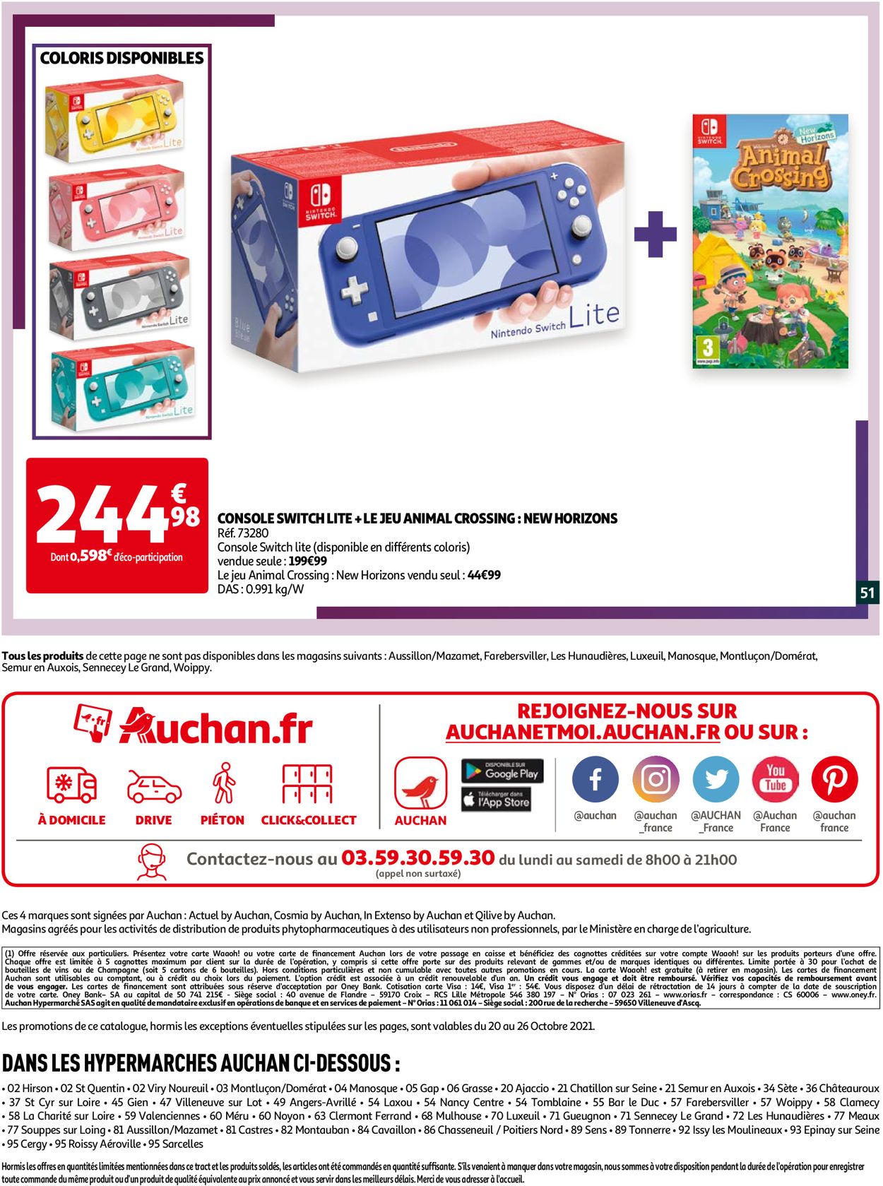 Auchan Catalogue - 20.10-26.10.2021 (Page 51)